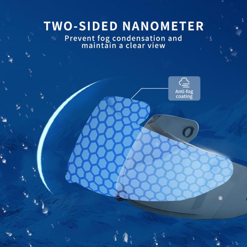 Logto Replacement Motorcycle Helmet Shield for I10 I70 HJ-31 Helmet Visor Shield Anti-Scratch Wearproof Windproof Universal Helmet Accessories - Image 4
